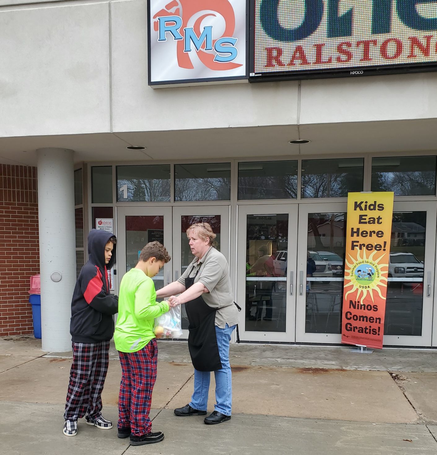 Ralston coronavirus food distribution